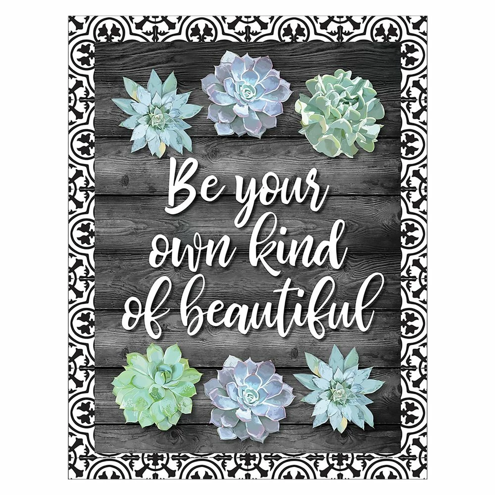Simply Stylish Be Your Own Kind Of Beautiful Chart - 1 Poster 1 Simply Stylish Be Your Own Kind Of Beautiful Chart - 1 Poster