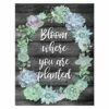 Simply Stylish Bloom Where You Are Planted Chart - 1 Poster