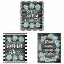 Simply Stylish Inspirational Posters - Set Of 3