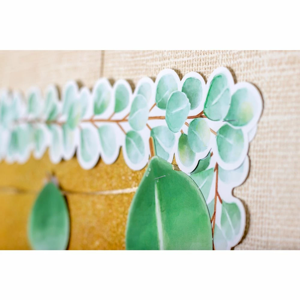 Eucalyptus Die Cut Border Trim - 12 Pieces 2 Eucalyptus Die Cut Border Trim - 12 Pieces - Image 2