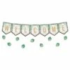 Eucalyptus Pennants Welcome Bulletin Board - 53 Pieces
