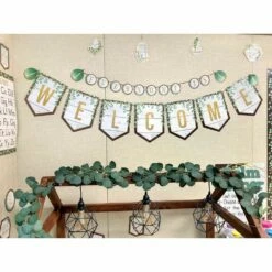 Eucalyptus Pennants Welcome Bulletin Board - 53 Pieces 5 Eucalyptus Pennants Welcome Bulletin Board - 53 Pieces -Kids Toys Sales 2024 S1006128 1