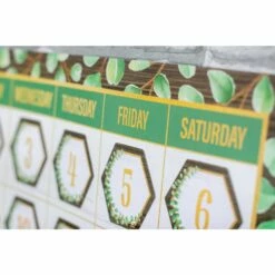 Eucalyptus Calendar Bulletin Board - 91 Pieces -Kids Toys Sales 2024 S1006137 2