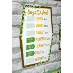 Eucalyptus Calendar Bulletin Board - 91 Pieces -Kids Toys Sales 2024 S1006137 3