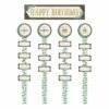 Eucalyptus Happy Birthday Bulletin Board - 70 Pieces