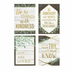 Eucalyptus Motivational Posters - Set Of 4