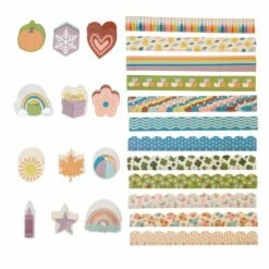 Really Good Stuff® Boho Borders & Accents Bulletin Board Classroom Pack - 432 Pieces