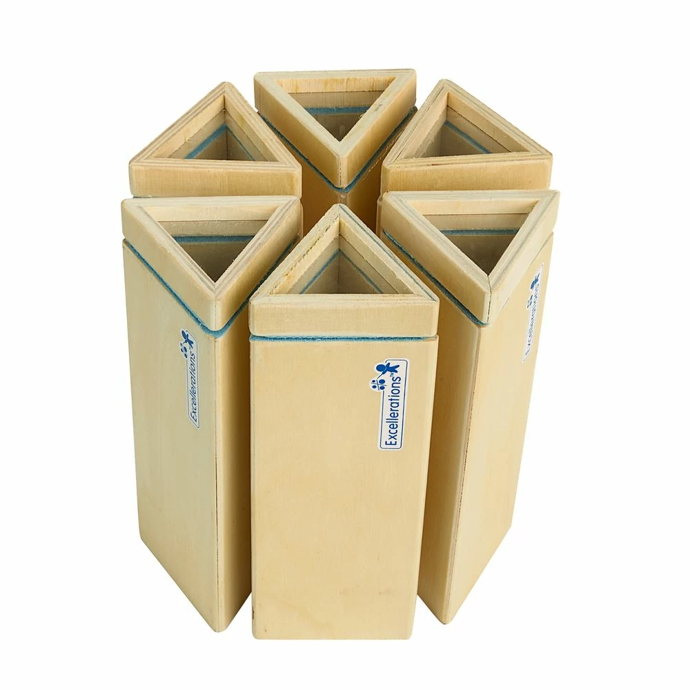 Excellerations® Fillable Wooden Kaleidoscopes - Set Of 6 1 Excellerations® Fillable Wooden Kaleidoscopes - Set Of 6