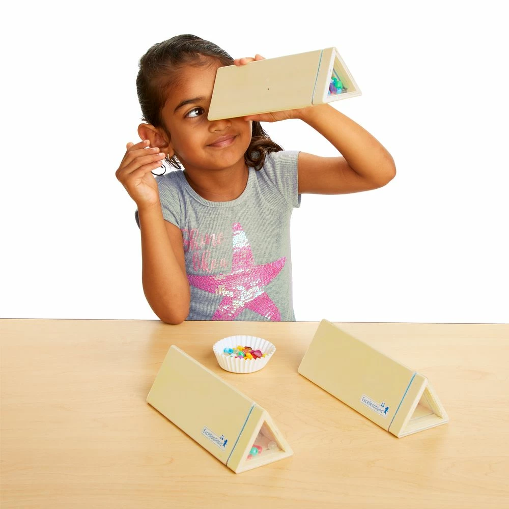 Excellerations® Fillable Wooden Kaleidoscopes - Set Of 6 5 Excellerations® Fillable Wooden Kaleidoscopes - Set Of 6 - Image 5