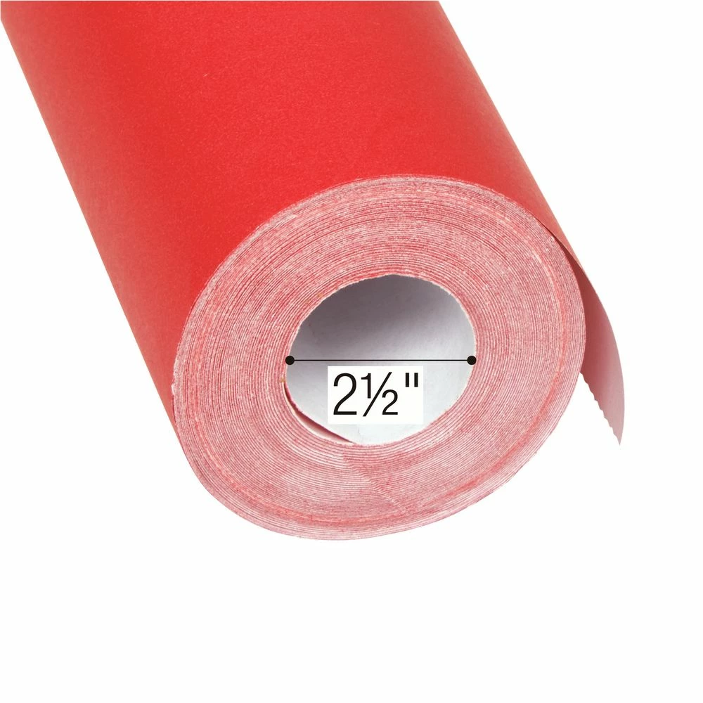 Colorations® Prima-Color® Fade-Resistant Paper Roll - Red 48" X 50' (Single Color Roll) 3 Colorations® Prima-Color® Fade-Resistant Paper Roll - Red 48" X 50' (Single Color Roll) - Image 3