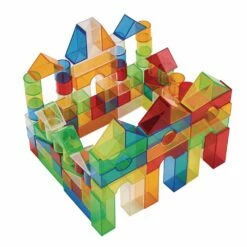 Excellerations® STEM Translucent Light Blocks - Set Of 100 In A Bin