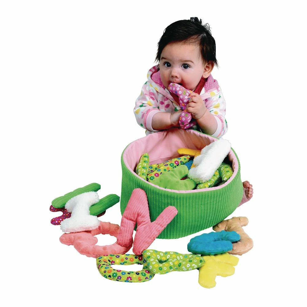Excellerations® 5" Jumbo Premium Soft Sensory Alphabet Letters With Basket For Toddlers 2 Excellerations® 5" Jumbo Premium Soft Sensory Alphabet Letters With Basket For Toddlers - Image 2