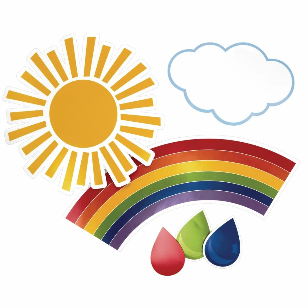 Giant Rainbow Bulletin Board Set - 47 Pieces 2 Giant Rainbow Bulletin Board Set - 47 Pieces - Image 2