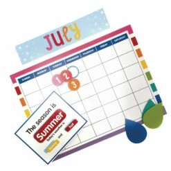 Hello Sunshine! Calendar Bulletin Board Set - 94 Pieces -Kids Toys Sales 2024 S678430 1
