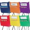 Grouping Chair Pockets - 6 Pack - 6 Group Colors - Assorted