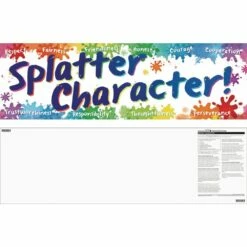 Really Good Stuff® Splatter Character Poster Set -Kids Toys Sales 2024 S723509 1
