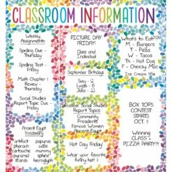 Classroom Information Center Jumbo Poster