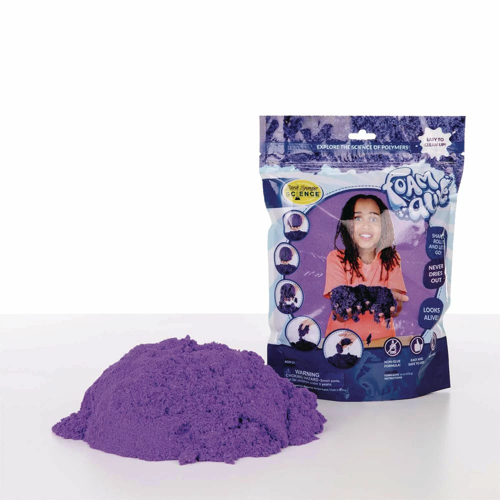 Steve Spangler Science Foam Alive - Purple 1 Steve Spangler Science Foam Alive - Purple