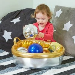 Metallic Collection Basket -Kids Toys Sales 2024 S739290 2