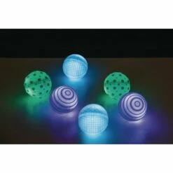 Light Up Tactile Glow Spheres - Set Of 6