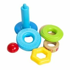 Playgo Beechwood & Plastic Stacker -Kids Toys Sales 2024 S785209 1