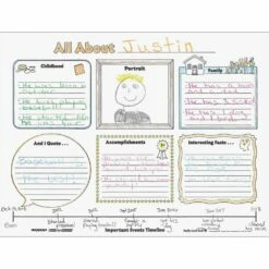 Ready-To-Decorate® Biography Report Posters - 24 Posters -Kids Toys Sales 2024 S811612 1
