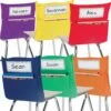 Grouping Chair Pockets -24 Pack - 6 Group Colors