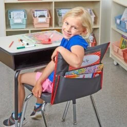 Grouping Chair Pockets Black - 32 Pack - 4 Group Colors -Kids Toys Sales 2024 S811695 3