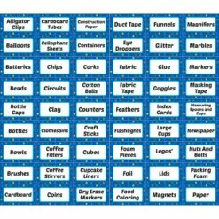 EZ Stick™ STEM And Maker Space Labels - 108 Labels -Kids Toys Sales 2024 S811820 1