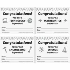 STEM Success Poster Set -Kids Toys Sales 2024 S812007 1