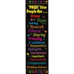 Really Good Stuff® 'PAWS'itive People Banner - 1 Banner -Kids Toys Sales 2024 S812238 1