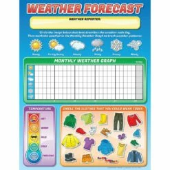 Jumbo Magnetic Chart - Weather Forecast - 1 Chart