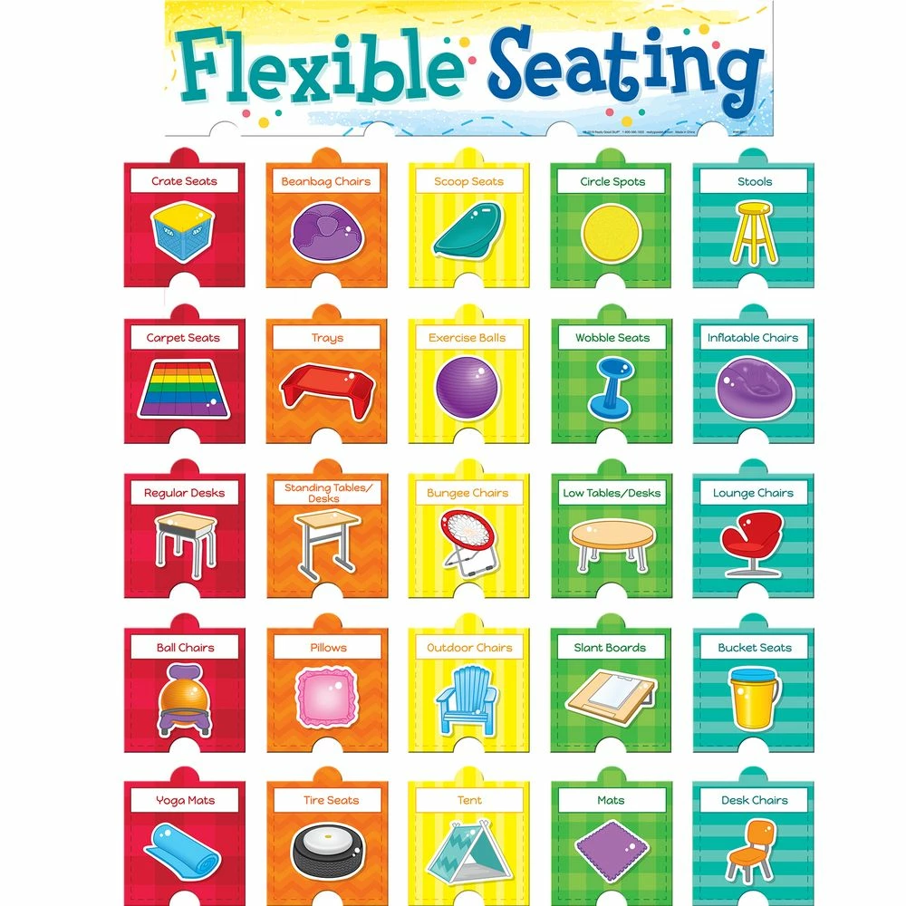 Flexible Seating Management Kit - Poster And Magnet Set 2 Flexible Seating Management Kit - Poster And Magnet Set - Image 2