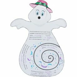 Ready-To-Decorate Fill-In-The-Blank Ghosts - 24 Posters