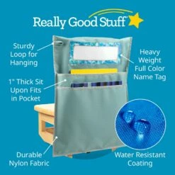 Store More® Deluxe Dual Storage Deep Pocket Chair Pocket - Calm And Cool -Kids Toys Sales 2024 S812970 1