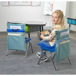 Store More® Dual Storage Deep Pocket Chair Pocket With Sit Upon- Calm And Cool Colors - Set Of 6 -Kids Toys Sales 2024 S812980 4