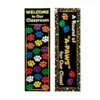 Really Good Stuff® Paw Prints Double-Sided Banner