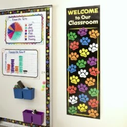 Really Good Stuff® Paw Prints Double-Sided Banner -Kids Toys Sales 2024 S813138 3