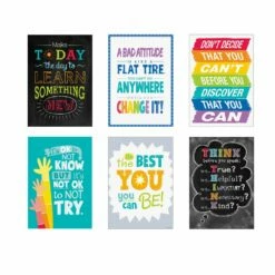 Inspire U Posters - Set Of 6 Posters -Kids Toys Sales 2024 S816213 2