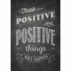 Inspire U Posters - Think Positive And Positive... - 1 Poster