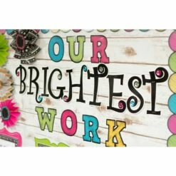 Chalkboard Brights Bold Block 4" Letters - 230 Pieces -Kids Toys Sales 2024 S816347 1