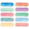 Watercolor Magnetic Labels - 20 Labels