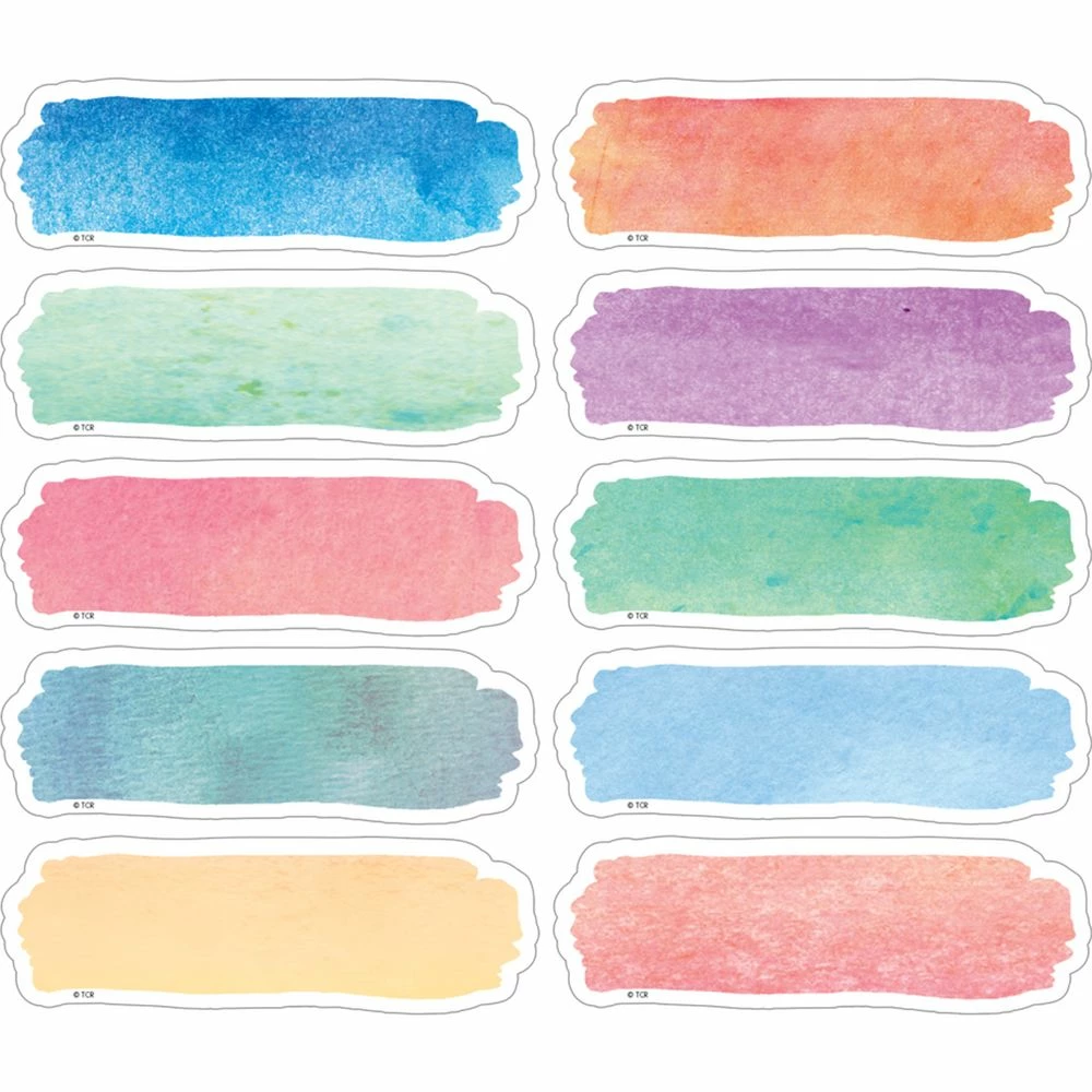 Watercolor Magnetic Labels - 20 Labels 1 Watercolor Magnetic Labels - 20 Labels