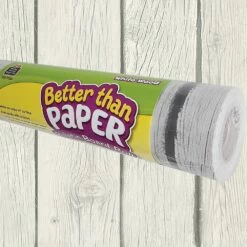 Better Than Paper Bulletin Board Rolls - White Wood - 1 Roll