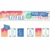 Watercolor You Are Capable Of Doing Great Things Bulletin Board Set - 29 Pcs