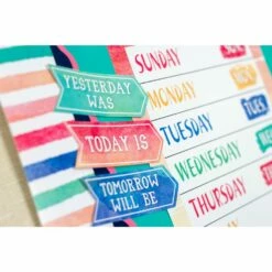 Watercolor Calendar Bulletin Board Set - 87 Pcs -Kids Toys Sales 2024 S816668 4