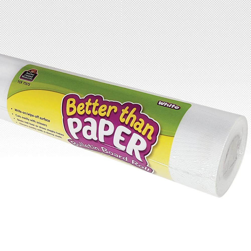 Better Than Paper Bulletin Board Rolls - White - 1 Roll 1 Better Than Paper Bulletin Board Rolls - White - 1 Roll