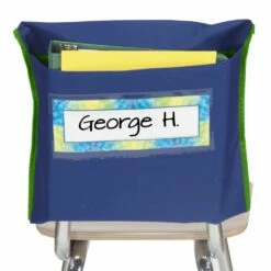 Store More® Deep-Pocket Chair Pockets - 6 Pack - Navy/ Green -Kids Toys Sales 2024 S821579 1
