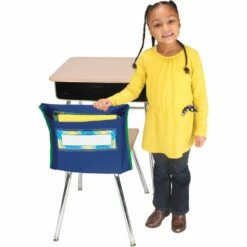 Store More ® Deep-Pocket Chair Pockets - 36 Pack - Navy/ Green -Kids Toys Sales 2024 S821730 1