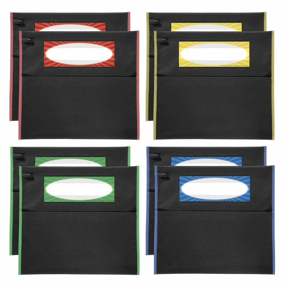 Store More® Grouping Chair Pockets - Black - 8 Chair Pockets 2 Store More® Grouping Chair Pockets - Black - 8 Chair Pockets - Image 2